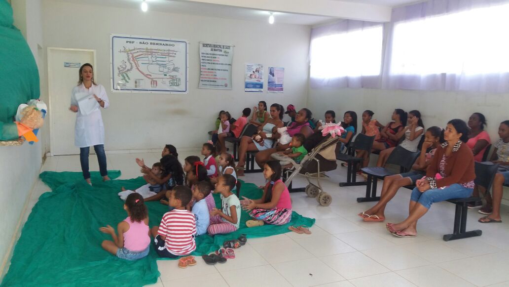 PSF São Bernardo realiza palestra sobre Saúde Bucal para crianças.