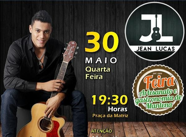 Quarta na Feira com Jean Lucas. Você não pode perder!