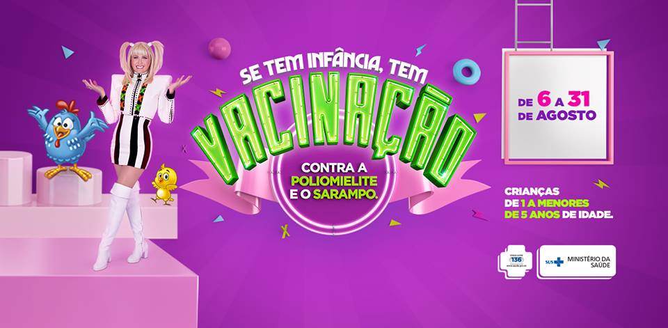 Última semana: pais e responsáveis precisam levar as crianças para vacinar contra a poliomielite e o sarampo