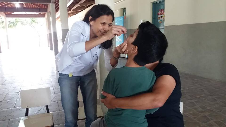 Secretaria de Saúde leva campanha de vacinação contra sarampo e pólio ao CEMIPINHO 
