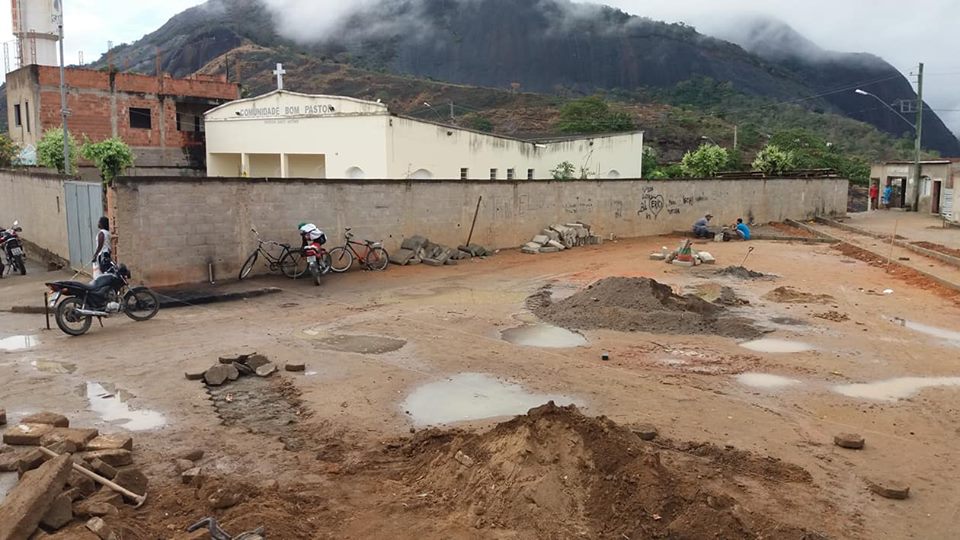 Prefeitura de Mantena inicia construção de academia ao ar livre, no Bairro dos Operários