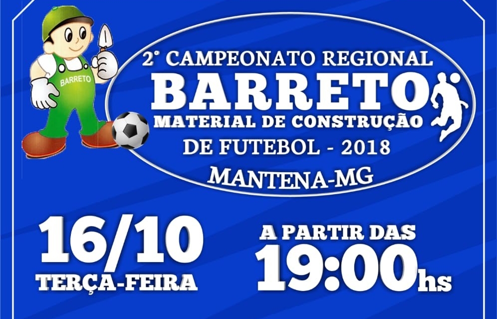 Esportes – Segundo Campeonato Regional de Futebol 2018 começa nesta terça (16)