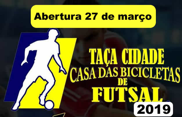 Taça Cidade de Futsal terá inicio nesta quarta-feira (27)
