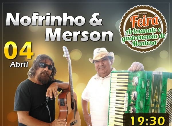 Quinta na Feira com Nofrinho e Merson “O melhor da Moda de Viola”; você não pode perder!