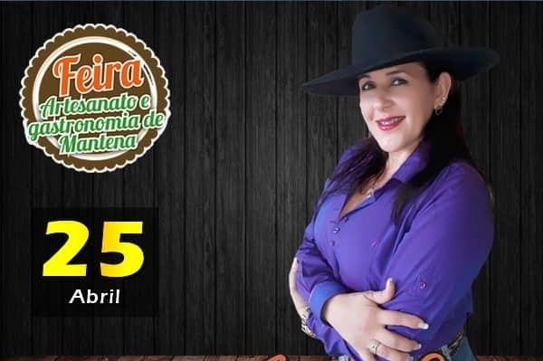 Meury Salles hoje na Feira de Artesanato e Gastronomia