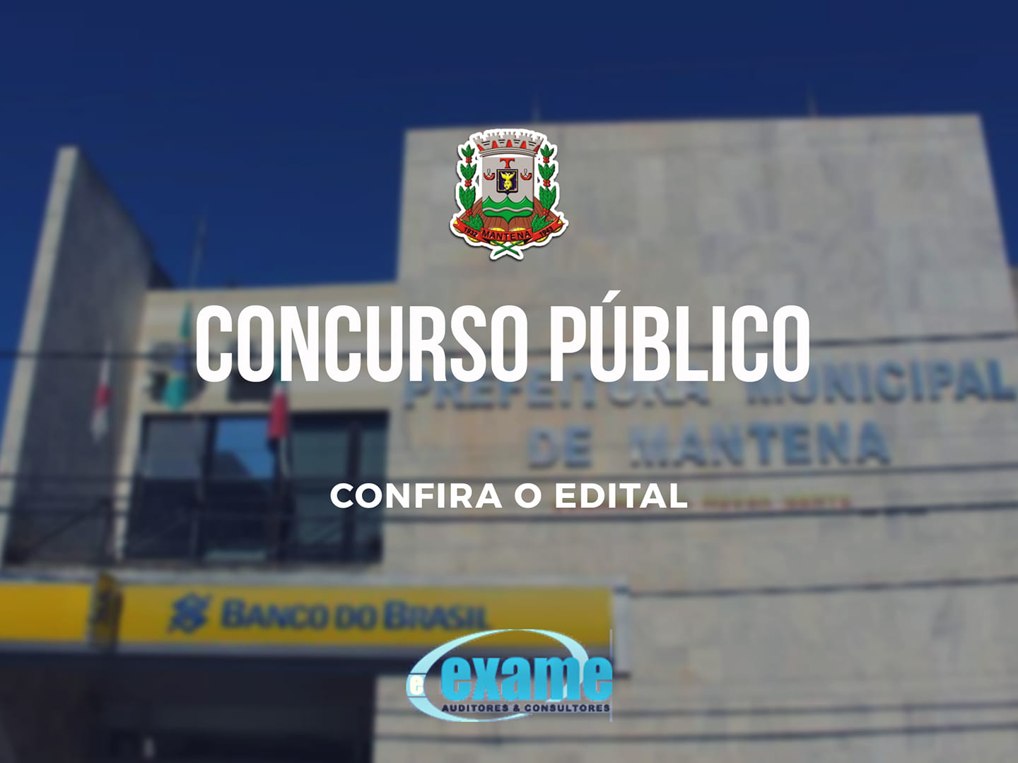 EDITAL CONCURSO PÚBLICO – PREFEITURA MUNICIPAL DE MANTENA