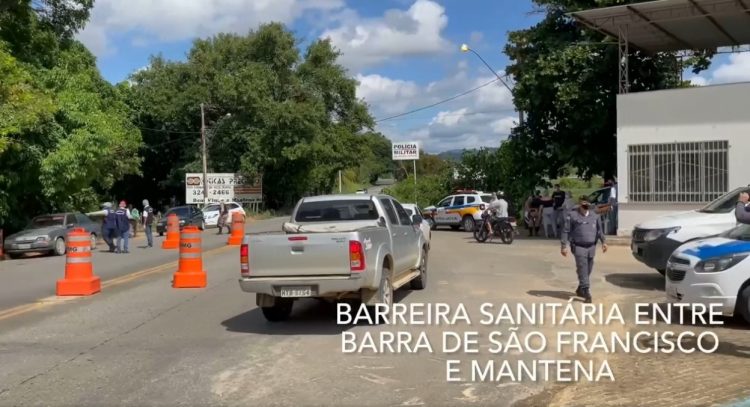 Prefeitura instala barreira sanitária para conter o avanço da COVID-19