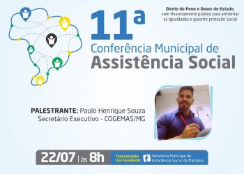 Vem aí a XI Conferência Municipal de Assistência Social de Mantena