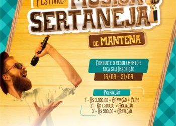 Vem aí o Primeiro Festival de Música de Sertaneja de Mantena, inscrições abertas!