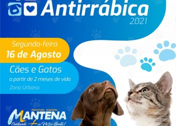 Vacinação antirrábica começa nesta segunda (16)