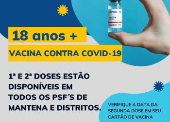 Vacinação contra a Covid-19 está acontecendo nos PSFs do município