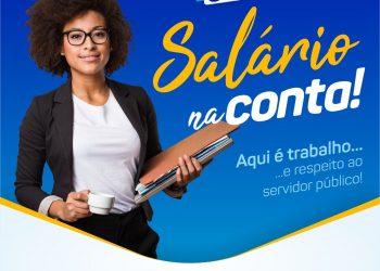 Salário de agosto na conta!
