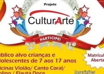 Secretaria de Cultura e Turismo reabre inscrições para oficinas de músicas do Projeto CulturArte