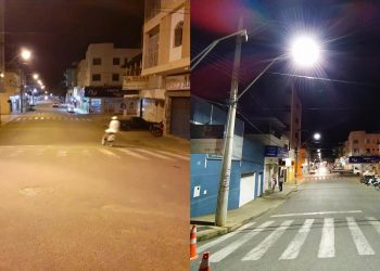 Avenida José Mol ganha nova iluminação em LED