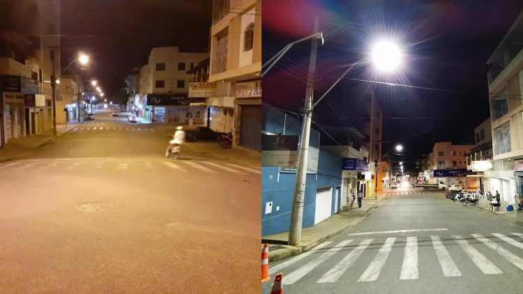 Avenida José Mol ganha nova iluminação em LED