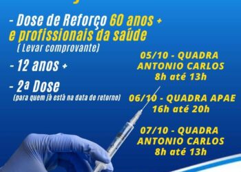 Confira as informações sobre a vacinação contra a Covid-19 nesta semana
