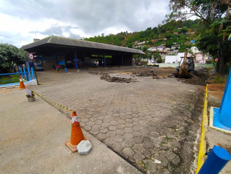 Pátio do Terminal Rodoviário José Henrique de Souza recebe melhorias