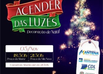 Abertura do Natal Iluminado de Mantena será no dia 5 de novembro