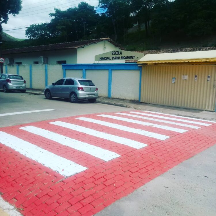 Pintura de faixas gera mais segurança no trânsito