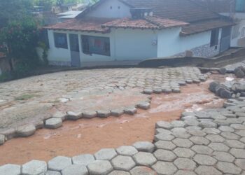 Prefeitura trabalha para consertar os estragos causados pela chuva