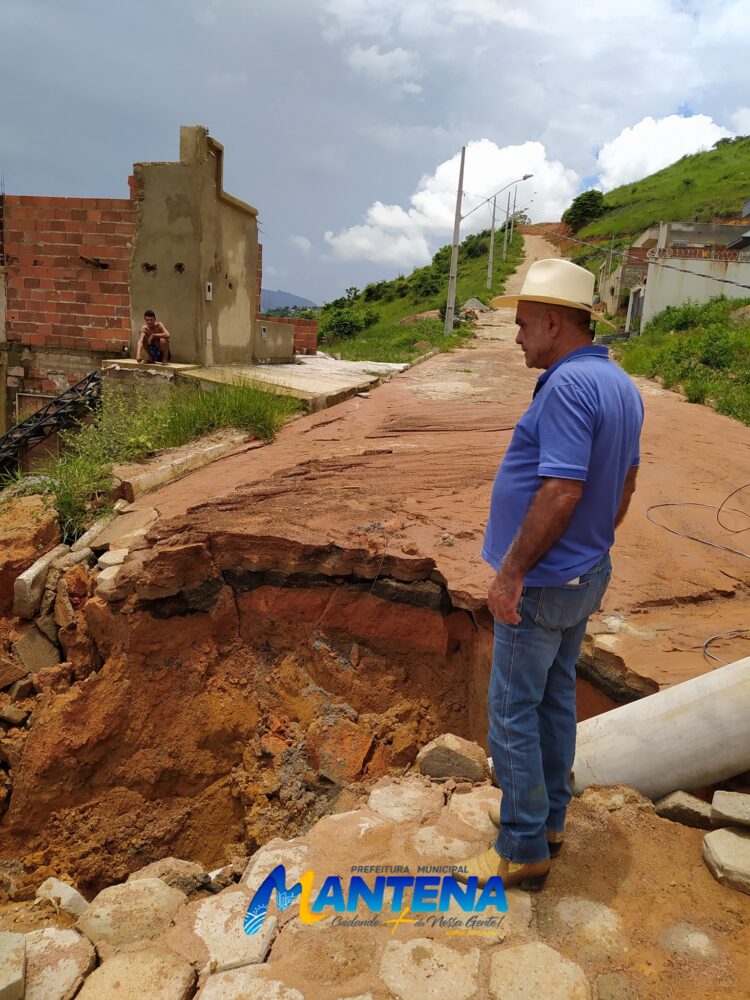 Prefeito João Rufino visita locais afetados pelas chuvas para avaliar danos e planejar reparos