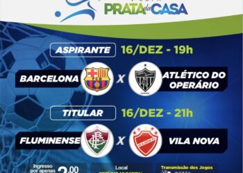 Hoje tem a grande final da Copa Prata da Casa