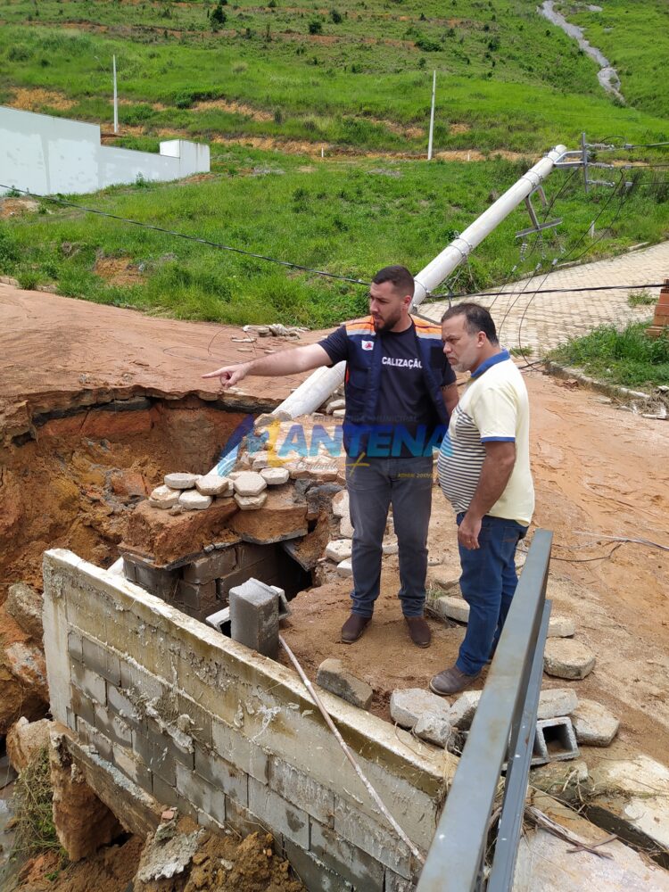 Prefeito João Rufino visita locais afetados pelas chuvas para avaliar danos e planejar reparos