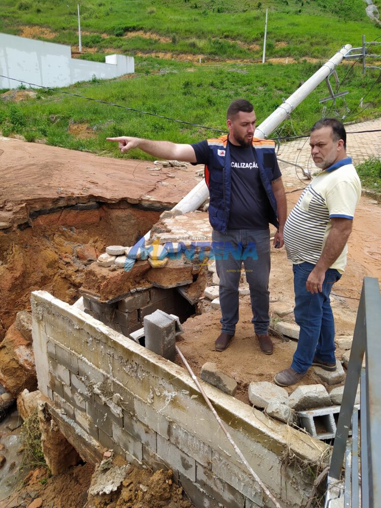 Prefeito João Rufino visita locais afetados pelas chuvas para avaliar danos e planejar reparos