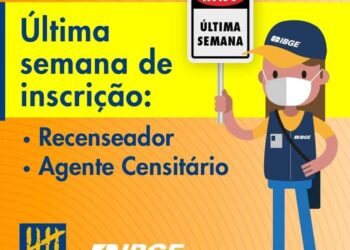 ATENÇÃO! ÚLTIMAS HORAS DE INSCRIÇÃO PARA O PROCESSO SELETIVO DO IBGE