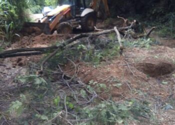 Após temporal, estrada é desobstruída e liberada em Limeira