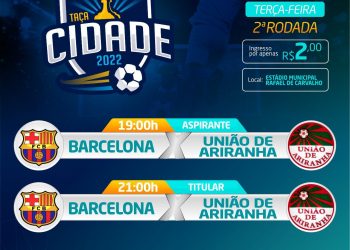 Barcelona e União de Ariranha estreiam hoje na Taça Cidade