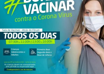 Campanha de vacinação contra a Covid-19 segue firme em Mantena