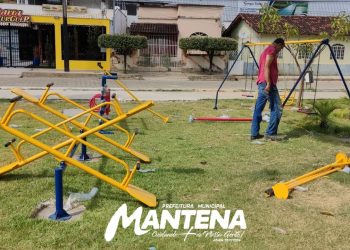 Prefeitura pede a colaboração da população para preservar playground instalado na Praça Edite Trindade Coelho de Souza