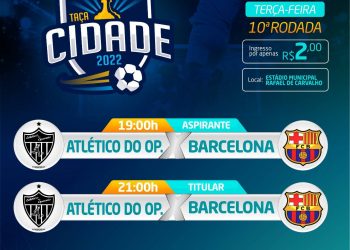 É hoje, às 19h00 a décima rodada da Taça Cidade 2022