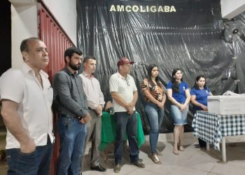 Equipes das Secretarias de Agricultura, Meio Ambiente e Assistência Social participam de reunião na Associação AMCOLIGABA no Córrego Limeirinha
