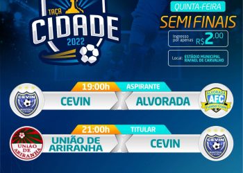 Hoje! Semifinais da Taça Cidade de Futebol