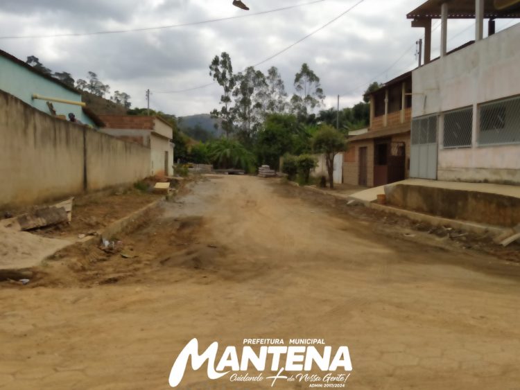 As obras estão on em Mantena!
