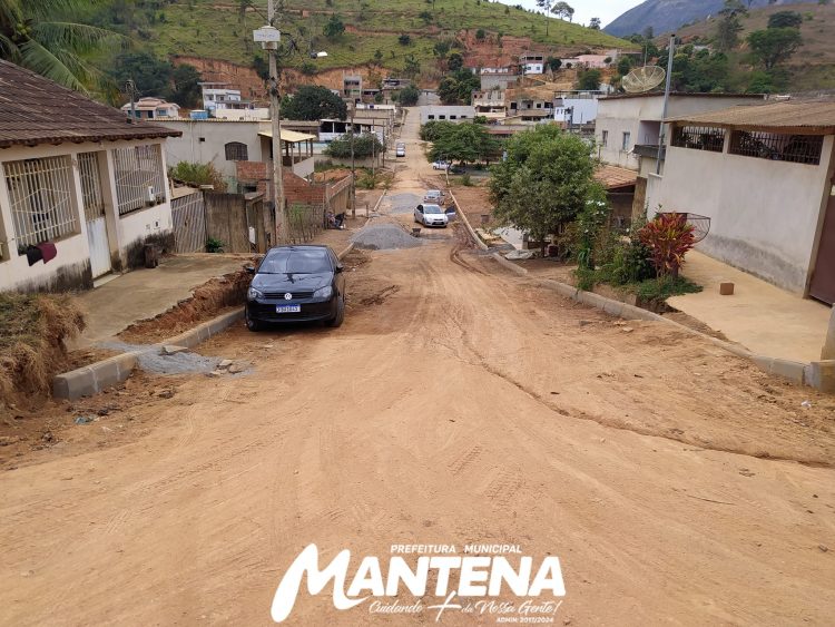 As obras estão on em Mantena!