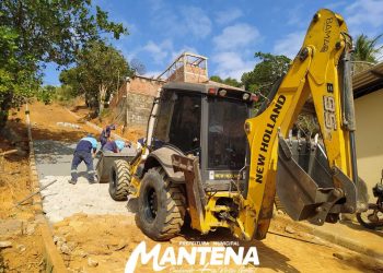 As obras estão on em Mantena!