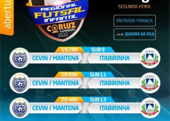 Vem aí o Campeonato Regional Infantil de Futsal Cor e Luz Iluminação 2022!