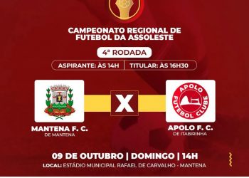 4º Rodada da Copa Assoleste 2022 acontece neste domingo em Mantena