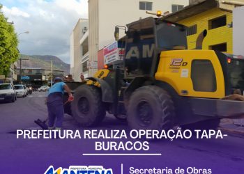 Prefeitura realiza operação tapa-buracos