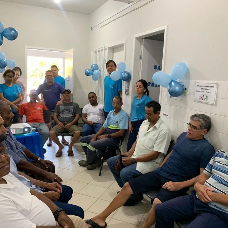 NOVEMBRO AZUL: PSF Nicoline realiza palestra sobre a prevenção do Câncer de Próstata