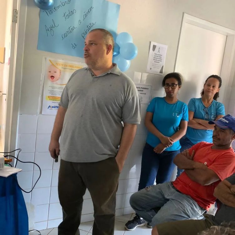 NOVEMBRO AZUL: PSF Nicoline realiza palestra sobre a prevenção do Câncer de Próstata