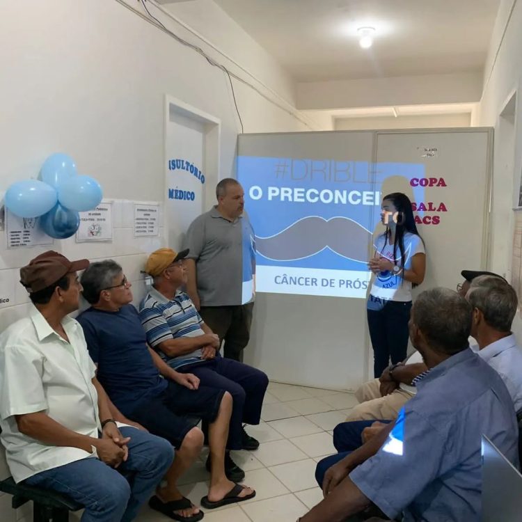 NOVEMBRO AZUL: PSF Nicoline realiza palestra sobre a prevenção do Câncer de Próstata