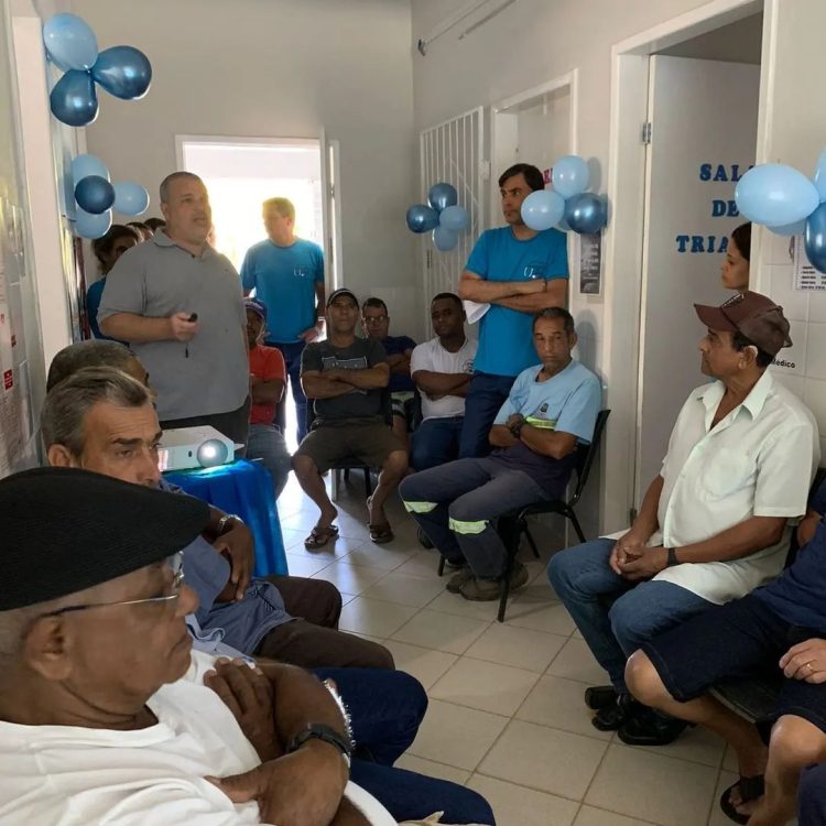 NOVEMBRO AZUL: PSF Nicoline realiza palestra sobre a prevenção do Câncer de Próstata