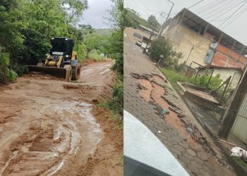 Após temporal, Prefeitura de Mantena realiza diversas ações na cidade e no interior do município