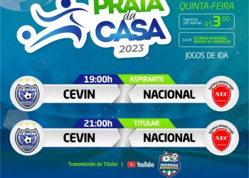 Aspirante e titular: Cevin e Nacional se enfrentam hoje na Copa Prata da Casa