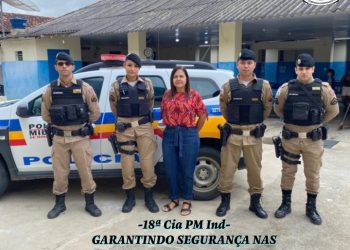 Polícia Militar reforça segurança nas Escolas em Mantena