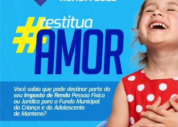 Declare seu carinho destinando até 3% do seu Imposto de Renda (IR), para o Fundo Municipal do Direito da Pessoa Idosa (CMDI) ou para o Fundo Municipal da Criança e do Adolescente (CMDCA)